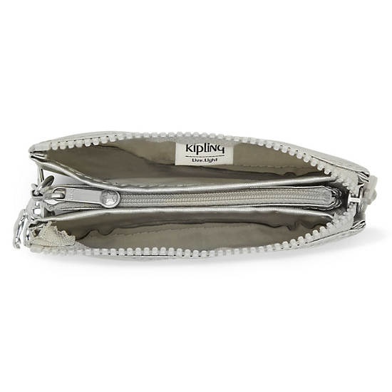 Kipling Creativity Small Metallic Pouch Tassen Zilver | België 1106PJ